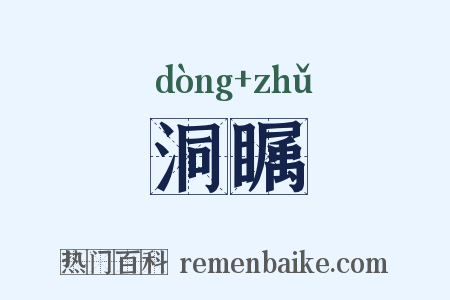 洞瞩是什么意思的图片